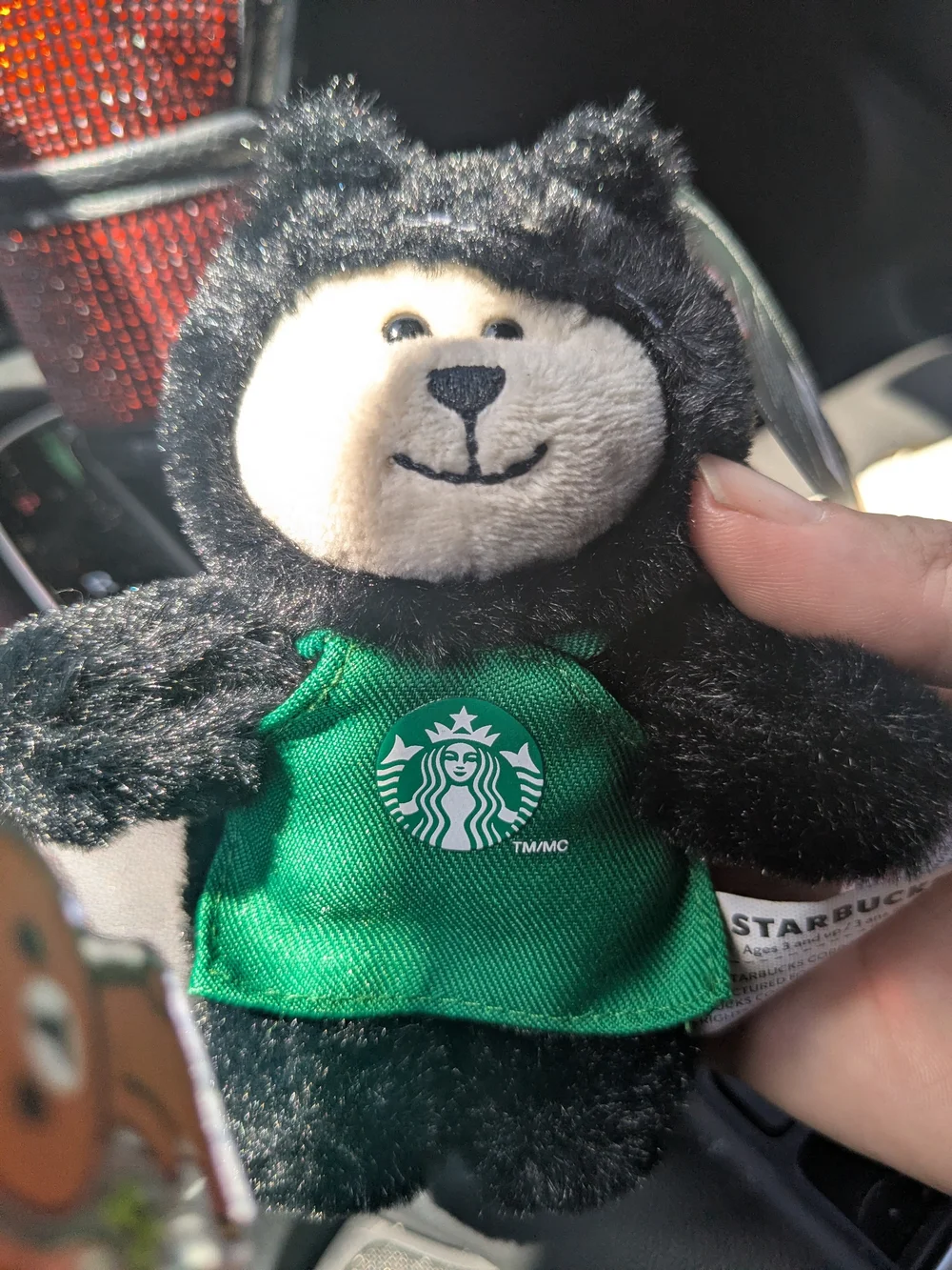 Starbucks 2026 Limited Edition Black Cat Bearista Keychain Plush